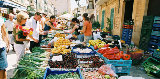 Marknader på Mallorca Marknad, Marknader, Mallorca, Inca, Shopping
